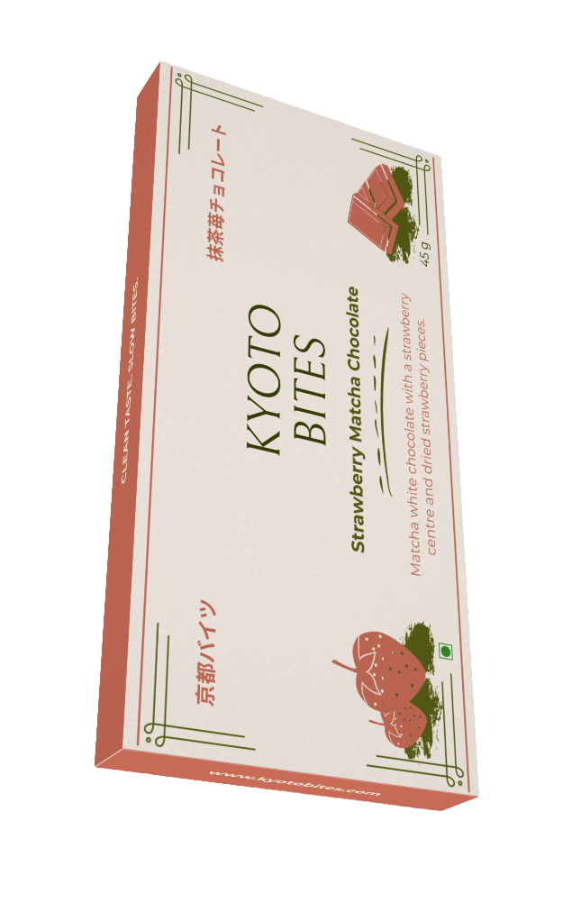 Strawberry Matcha Chocolate packaging